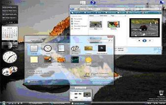 see through effect in Windows Vista